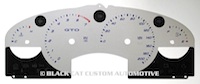 04-05 Pontiac GTO LS1 Silver Gauge Face